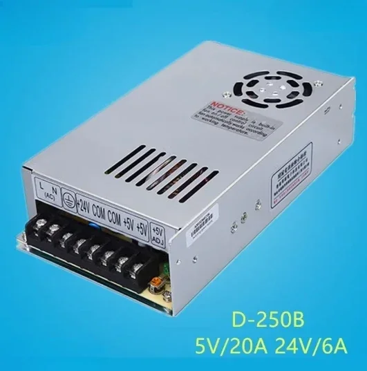 Switching power supply D-100B D-120B D-150B D-200B D-250B, two sets of output 5V24V