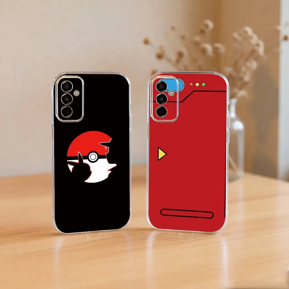 Capa de Telefone P-Pokedex Alt Transparente de Silicone Macio para Samsung A10,12,20,21S,30,31,40,50,51,52,70,71