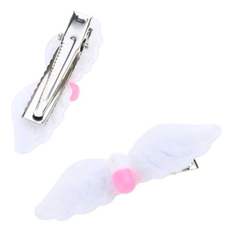 2pcs Hairpins Sweet Hair Barrettes Y2K Star Wings Hair Side Clip Fashion Accessories Gift for Women Girls Dropship