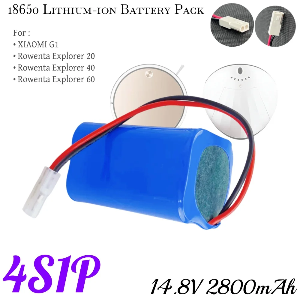 

Сменный аккумулятор 14,8 В, 2800 мАч для робота-пылесоса Rowenta Tefal Explorer 20 Explorer 40 Explorer 60 Mijia G1