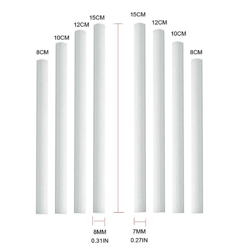 50 ชิ้น Humidifier Sticks Filter Refill Sticks Wicks เปลี่ยนสำหรับแบบพกพา USB Powered Humidifiers