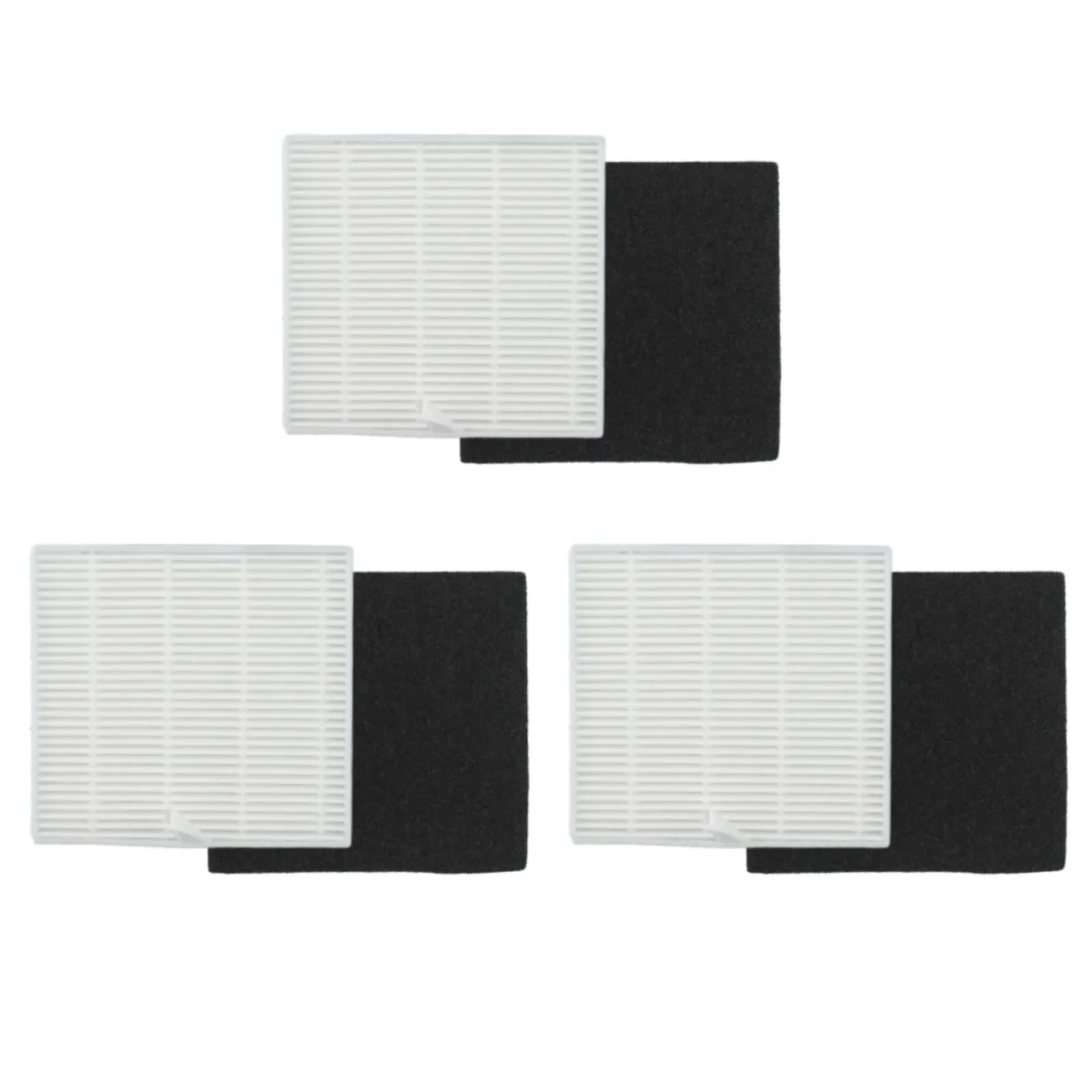 3 комплекта фильтров + губки, сменные детали для пылесоса, фильтры + губка для Ilife V8 V8s для Zaco V80 V85, набор для бытовой чистки