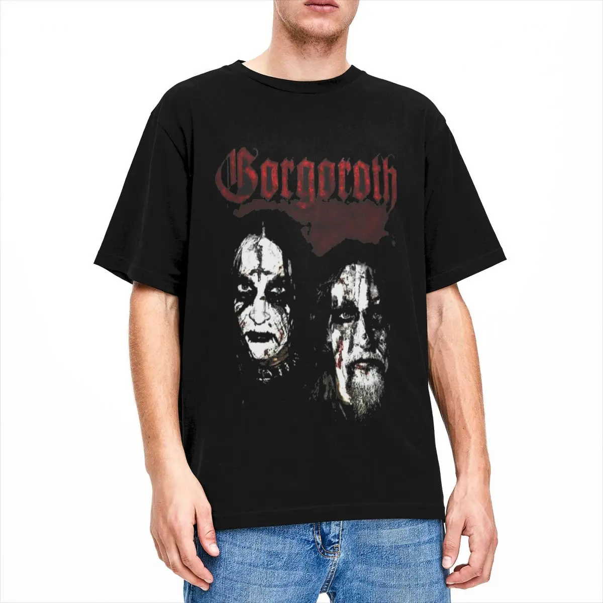 Gorgoroth Black Metal Band Men Women T Shirts Unique Merch Vintage Tee Shirt Short Sleeve Crew Neck 100% Cotton Classic Clothes