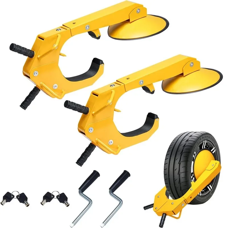 

Противоугонный универсальный замок для багажника шин, сверхмощный регулируемый замок для колес прицепа для автомобиля, грузовика, автофургона, замок для прицепа