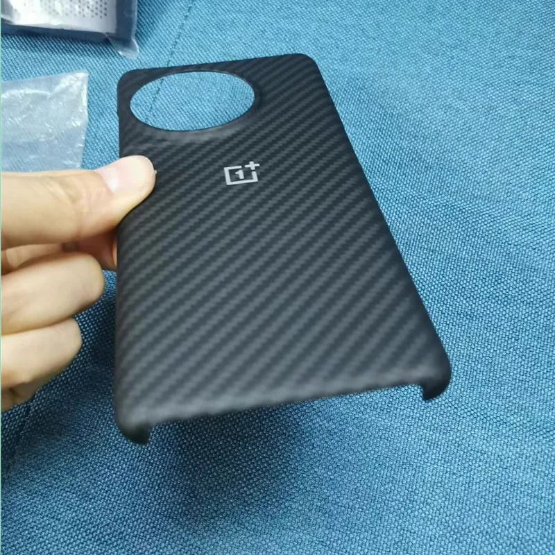 Original Case For OnePlus Ace 2/11R Official Ultra Slim Real Karbon Carbon Fiber Case Matte Luxury Back Cover