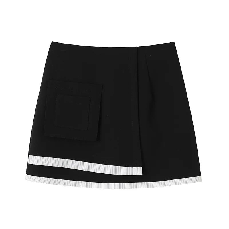 DUEWEER Layered High Waist A-Line Mini Short Skirts Women's 2022 Summer Kawaii Black Skirt Japanese Jk Uniform Lolita Streetwear