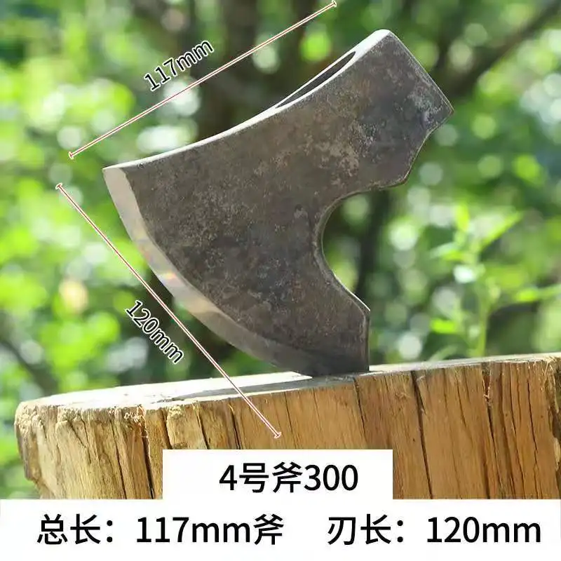 Finished axe belt handle split wood outdoor multi-functional axe collection