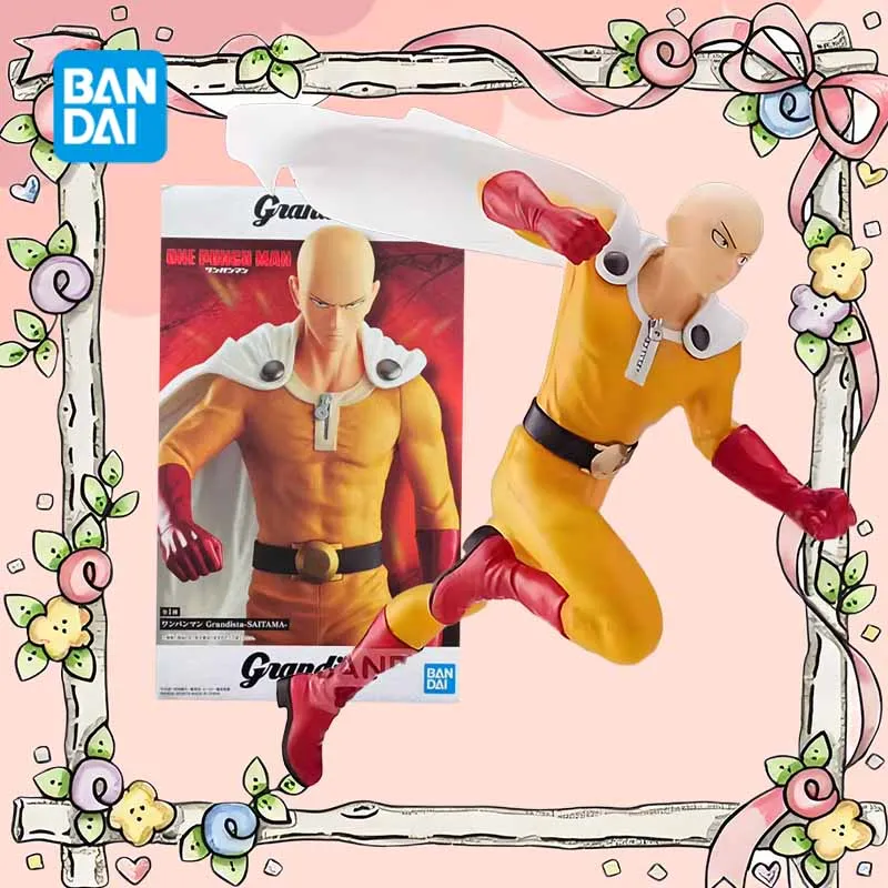 

Bandai оригинальная экшн-фигурка BANPRESTO Grandista ONE PUNCH-MAN Сайтама, игрушки для мальчиков/девочек/детей/Рождественский подарок