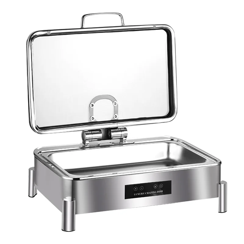 

Stainless steel electric heating hydraulic buffet furnace large visual furnace breakfast furnace numerical control flip