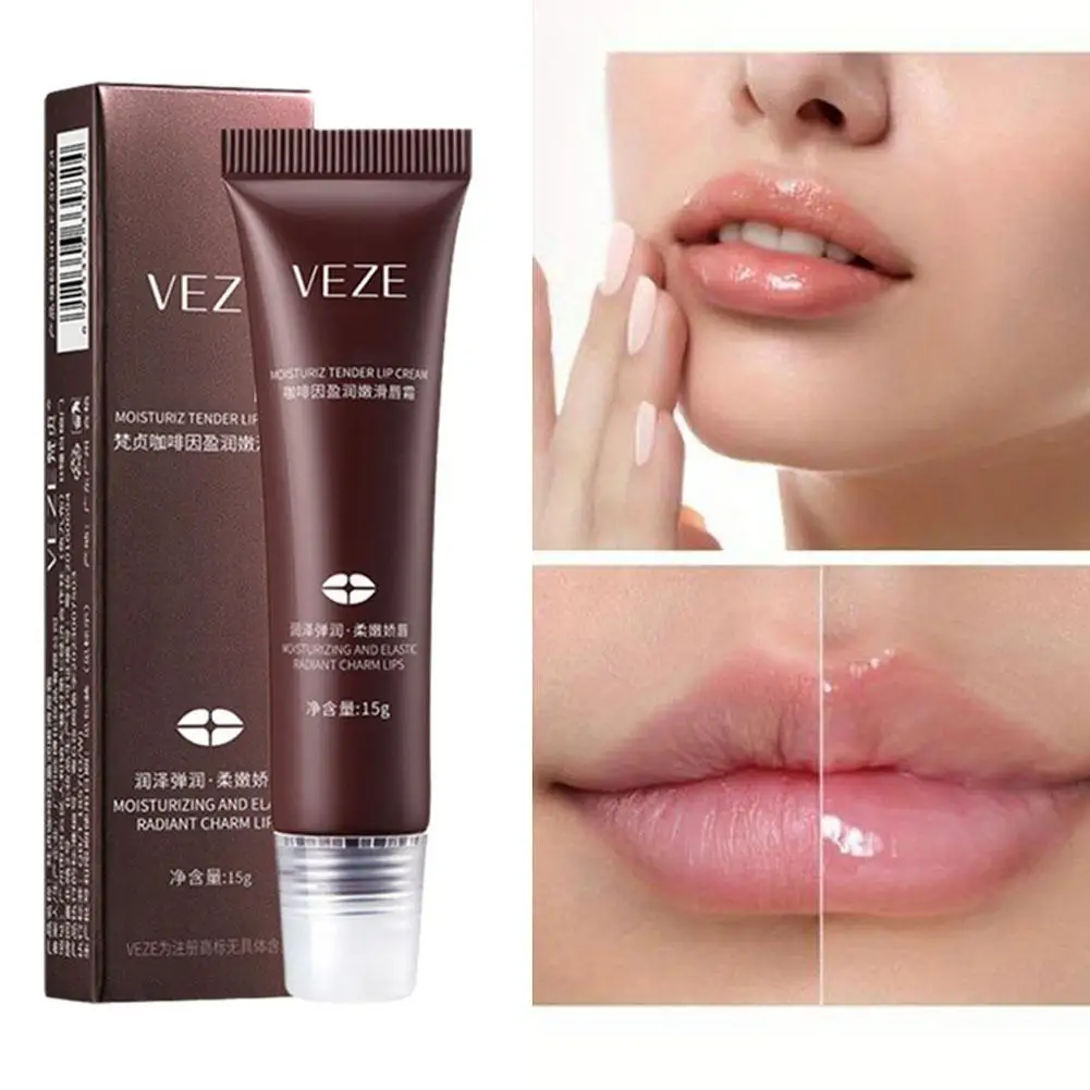 

Moisture Tender Lip Cream Anti-Cracked Fade Lips Lines Lips Brightening Lip Hydrating Refreshing Color Balm Nourishing F1N8
