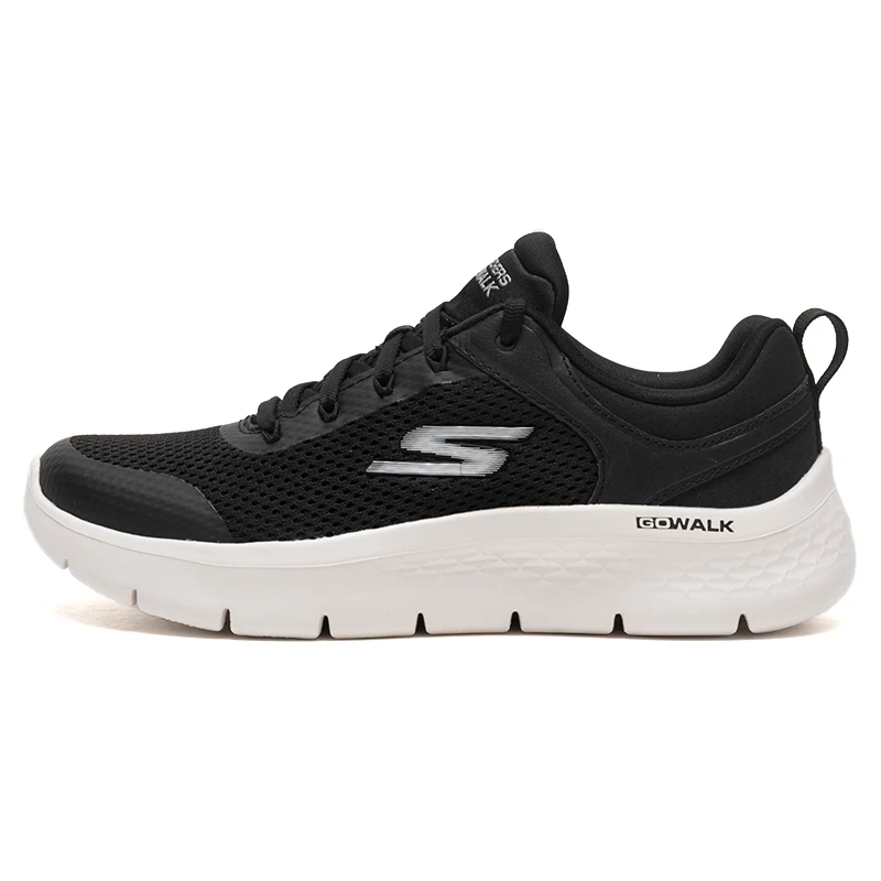 Skechers 124817‑Bkw Women Walking Shoes Mesh Breathable Lightweight Comfort Casual Sneakers