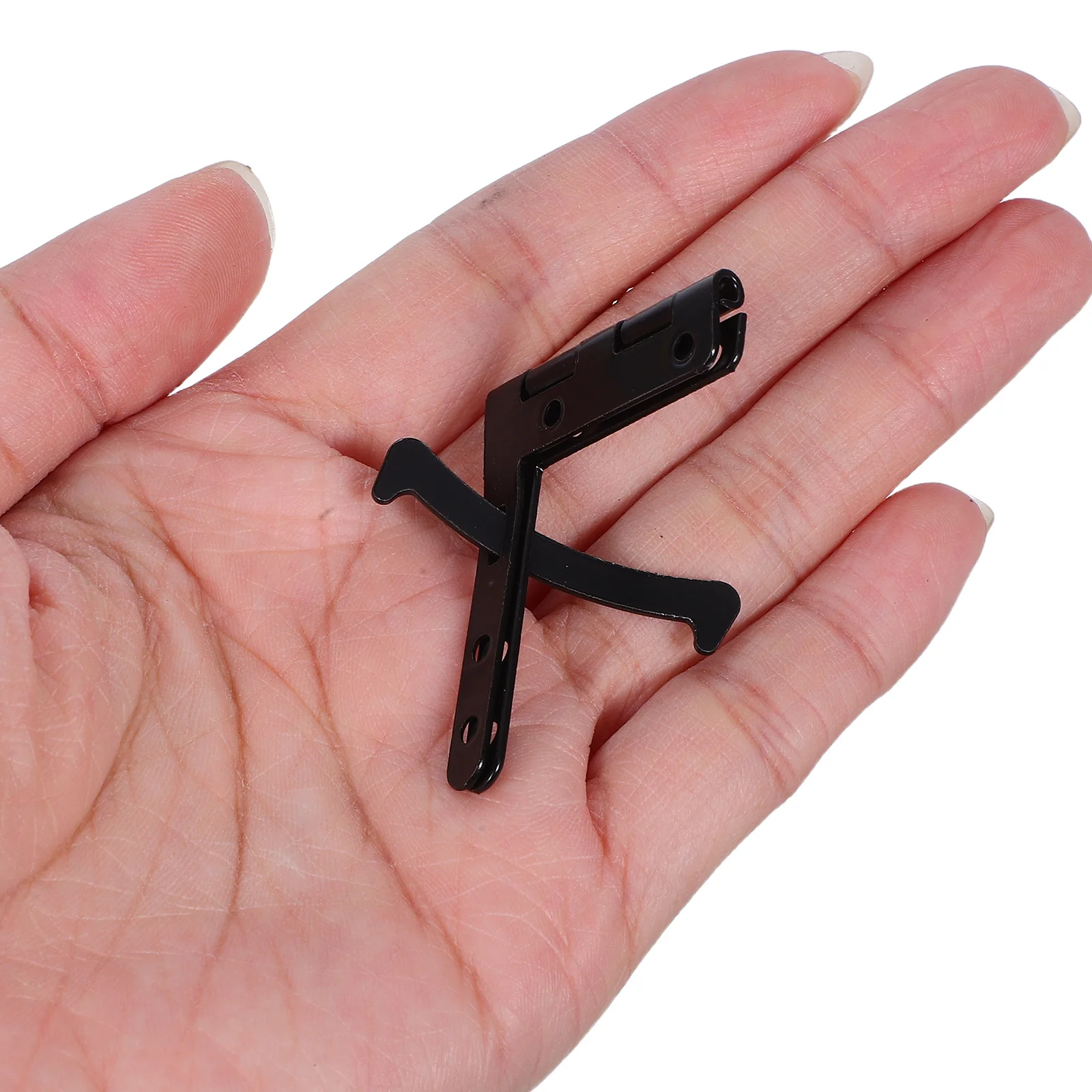 

4Pcs Seven-Shaped Hinges 31x41mm 2.6mm Hole Precision Small Metal Hinges for Jewelry Box Cabinet Hardware Decorative Lid Hinge