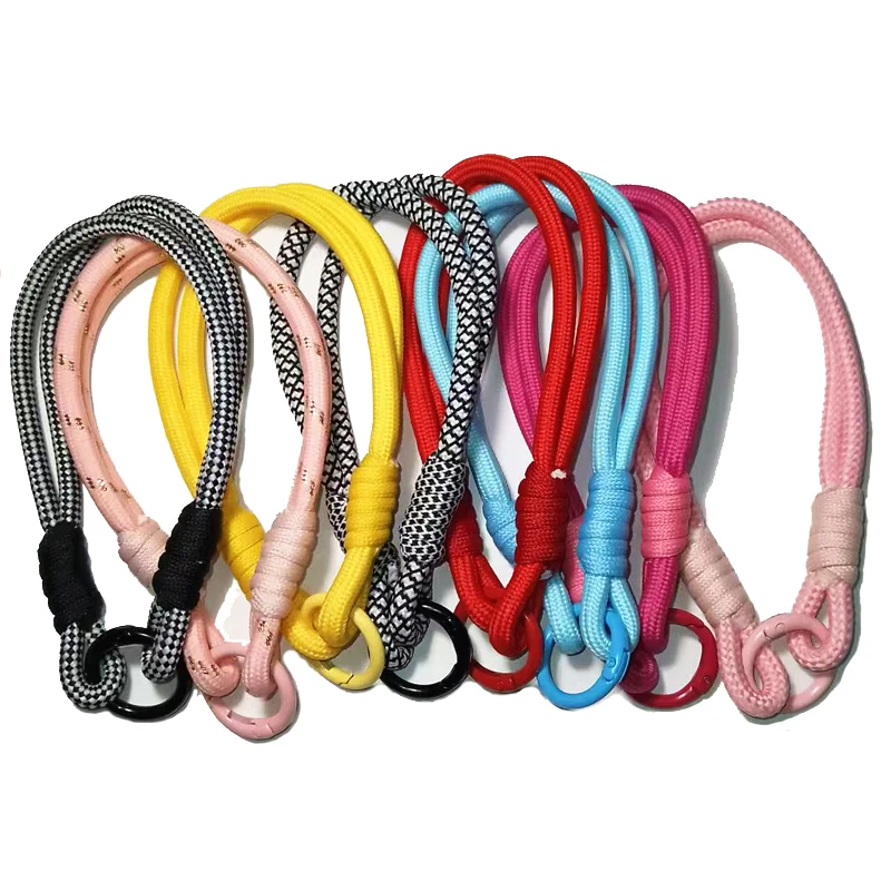 Phone Lanyard Wrist Strap Portable Woven Camera Lanyard Anti-lost Keychain Hanging Multifunctional Security Wristband Short Rope