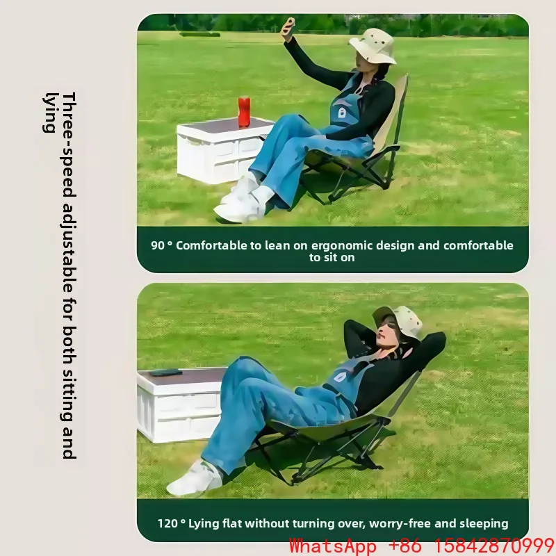 ポータブルキャンプ用折りたたみ椅子