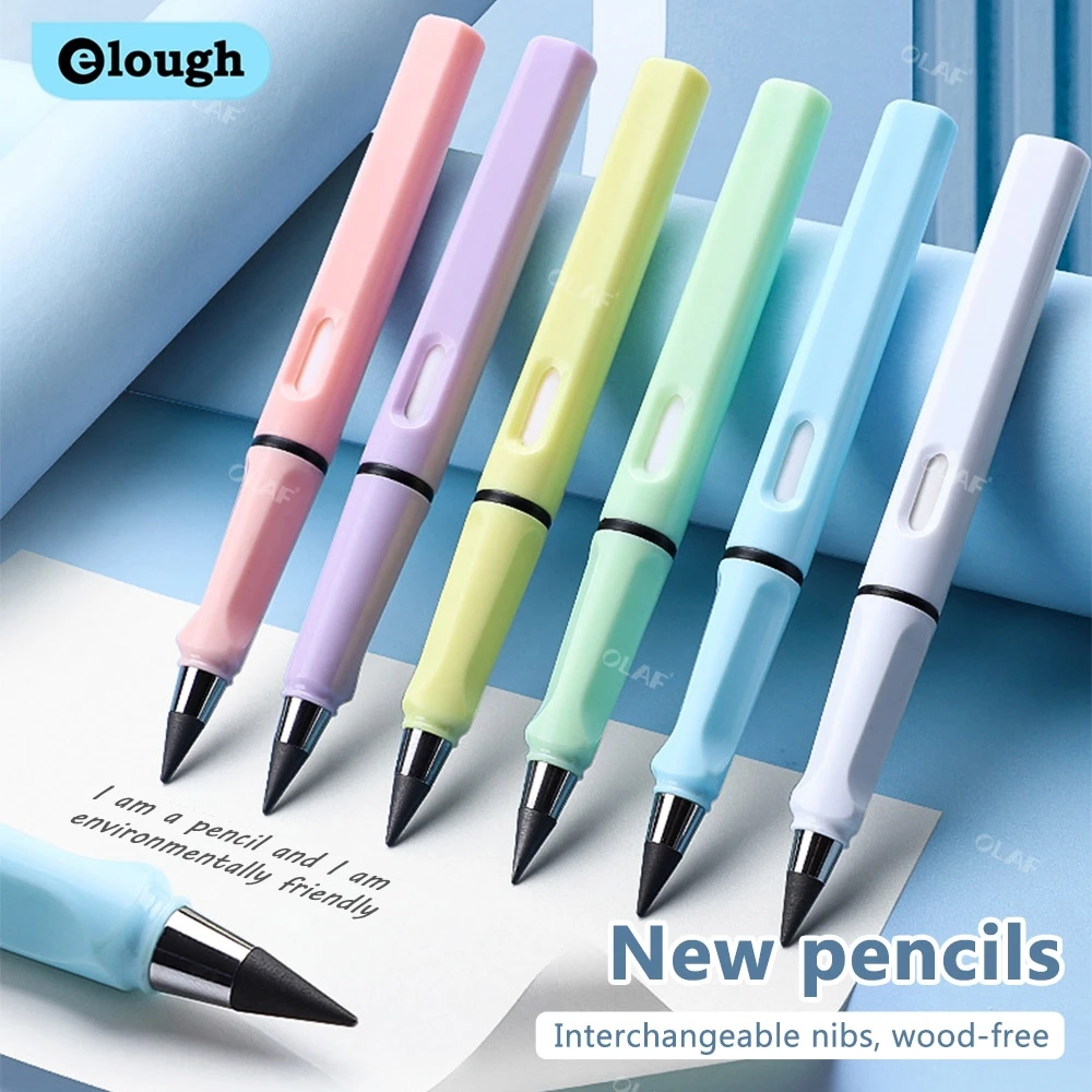 Elough New Technology Unlimited Writing Pencil No Ink Novelty Pen Art Sketch Painting Tools Kid Gift School Stationery Supplies