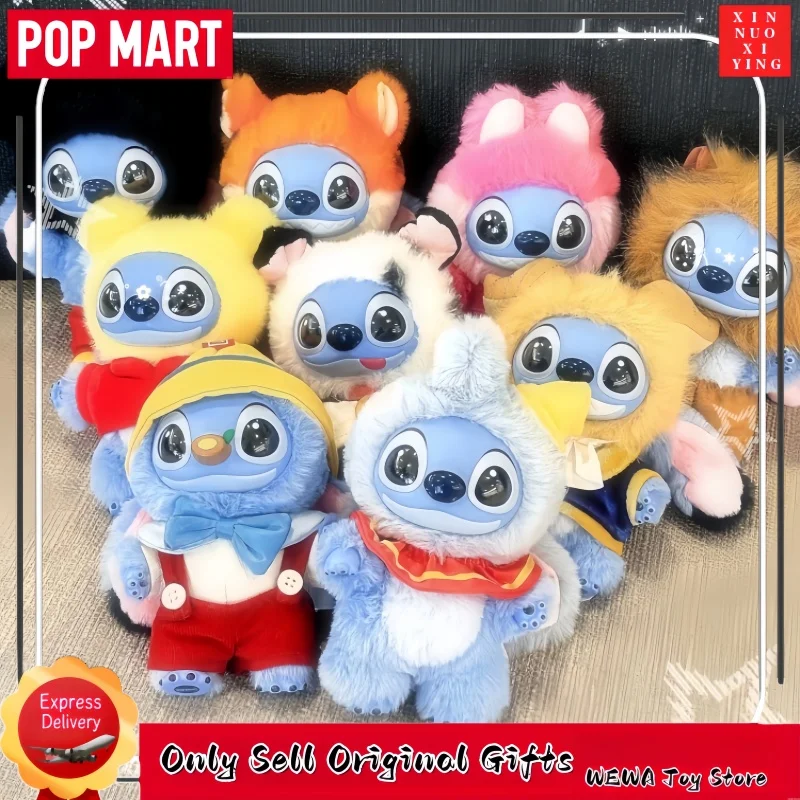 

Оригинальная плюшевая игрушка-подвеска POP MART Stitch Time Travel Series, виниловая кукла, сюрприз-бокс, мягкая игрушка-сквиш, подарки по мотивам сериала «Очень странные дела»
