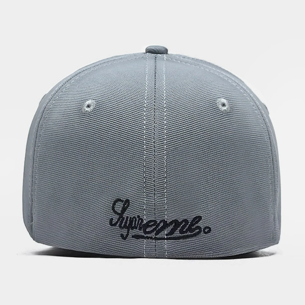 Superme Embroidered Full Closed Fitted Cap Hat New York Size Trucker Golf Men Bill Hip Hop Baseball Snapback Visor Brim Era