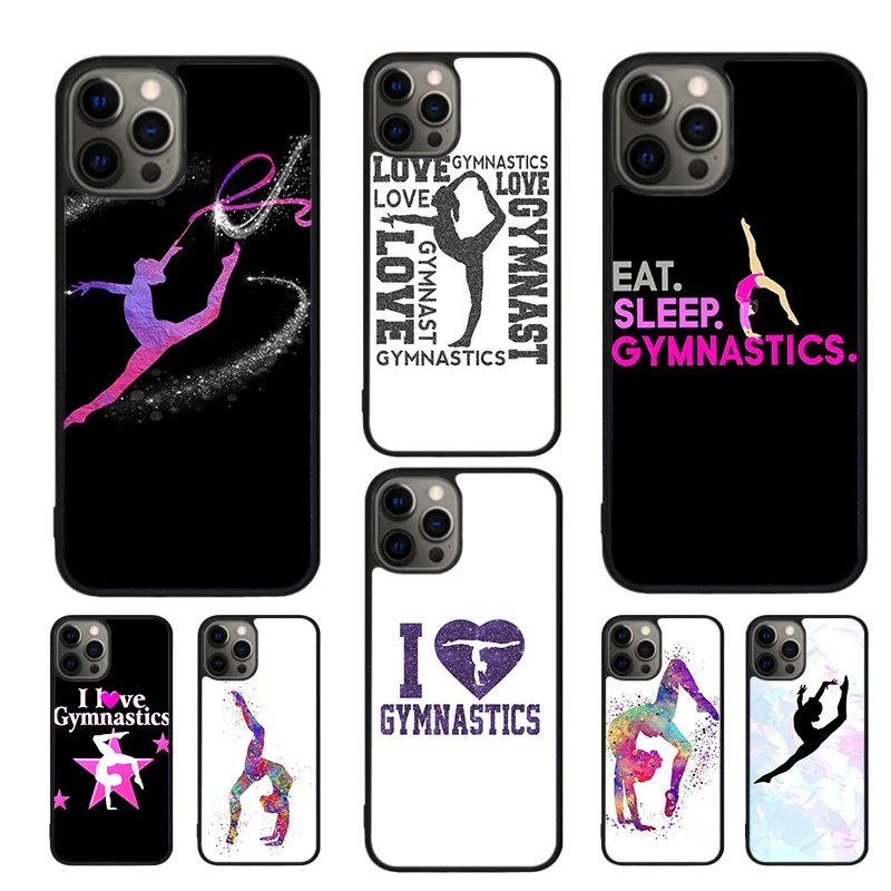 Love Gymnastics Mobile Phone Cases Cover For iPhone 16 15 14 12 13 mini 11 Pro MAX apple 6 7 8 Plus SE2020 Coque