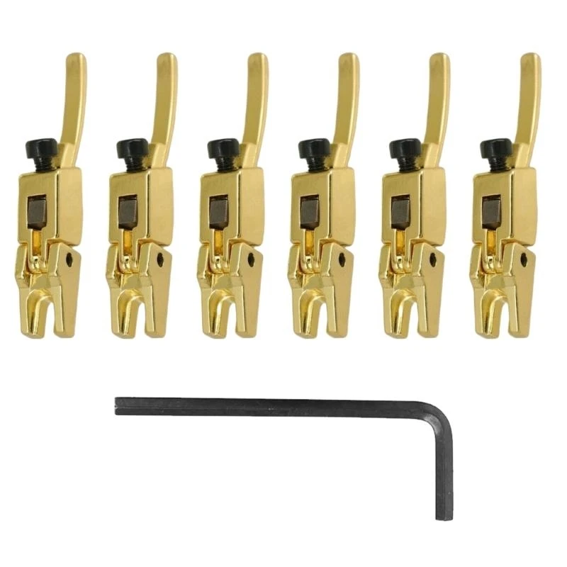 U2JB Electric Guitar Double Locking Systyem Locked String Saddles for Tremolo Bridge
