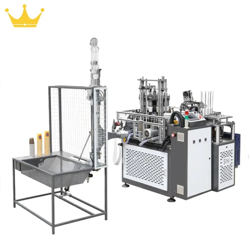 YG Double Wall Cup Sleeve Making Machine Paper Cup Making Machine Ice Cream Cup Coffee Cup Making Machinery with Packing Machine