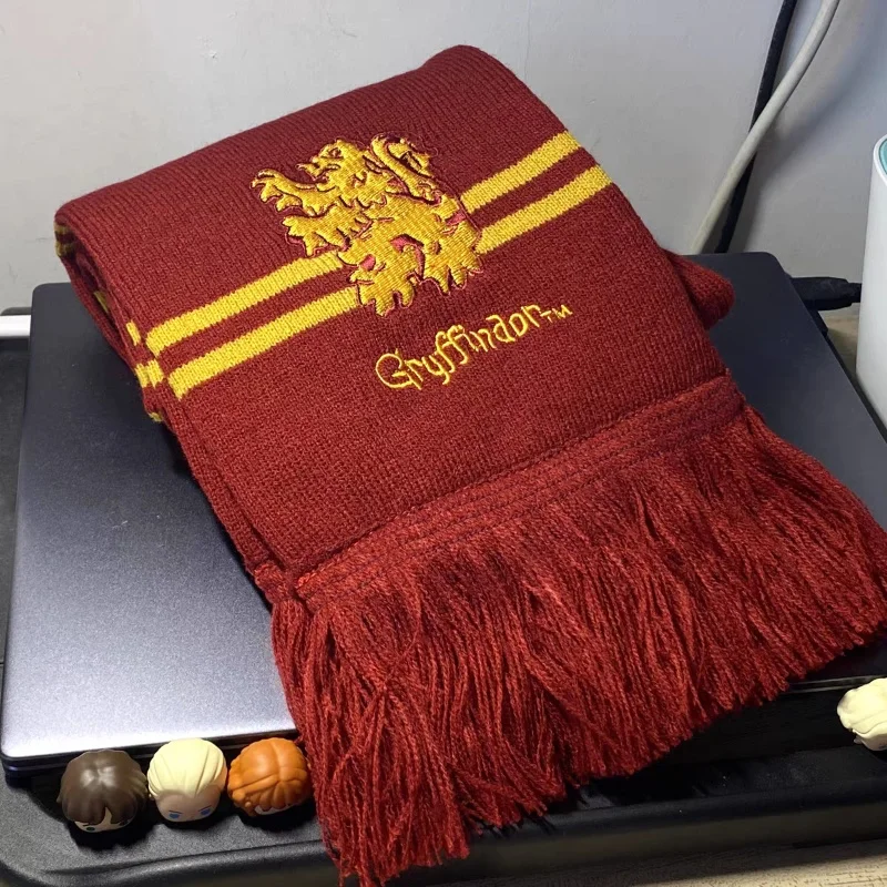 Harried Pottser Kids Adult Gryffindor Long Scarf Ravencla Hermione Slytherin Hufflepuff Unisex Birthday Gifts Cosplay Scarf Warm