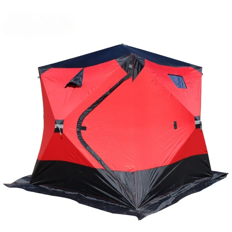 

Outdoor ice fishing tent, automatically open the windshield winter fishing tent