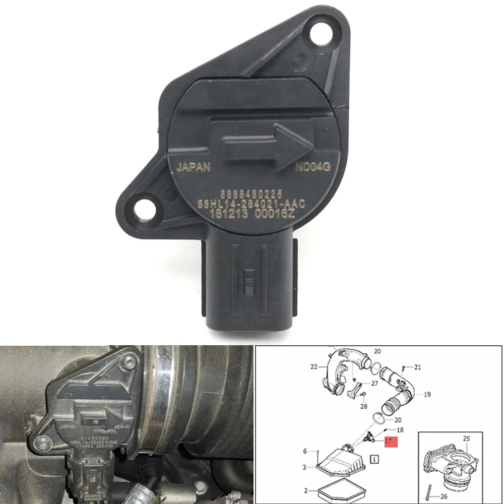 

For Volvo S60 S90 V40 V60 V90 Cross Country XC40 XC60 XC90 Car Mass Air Flow Meter MAF Sensor 58HL14-284021-AAC 31430000