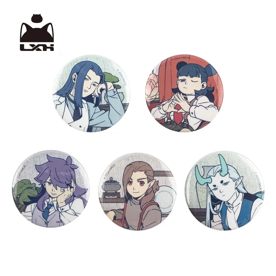 Anime The Legend of Luo Xiao-Hei Xiaohei Wuxian Badge Costume Brooch Pin Collection Original Cartoon Cosplay Kids Gift