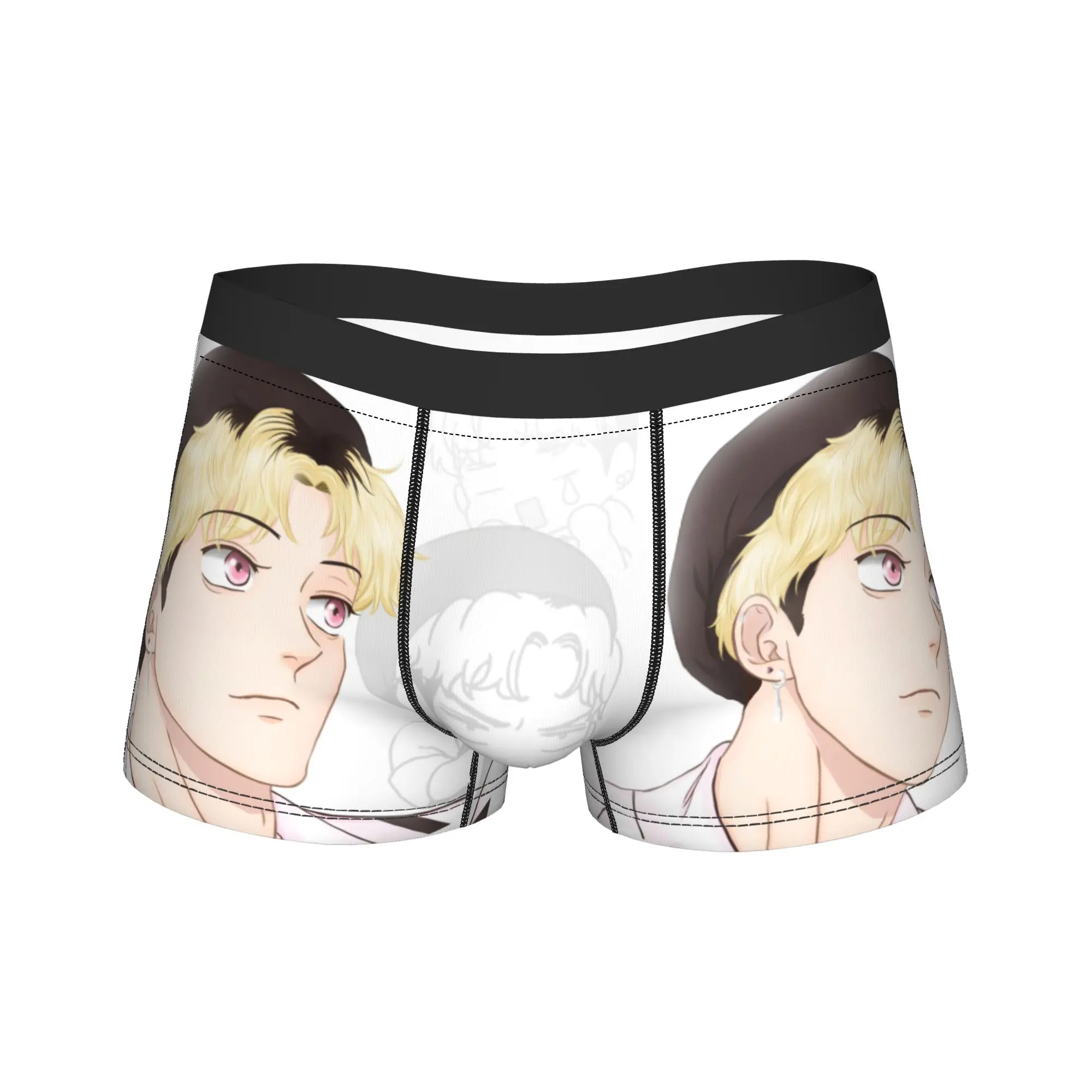 

Men's Chanwoo Yaoi Bl Md Jiwon Dg Boxer Briefs Shorts Panties Soft Underwear Alex Manga Homme Novelty Plus Size Underpants