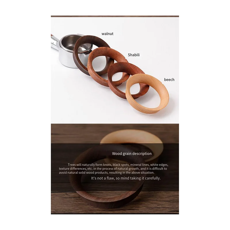 A59E-Coffee Dosing Funnel Coffee Dosing Rings For Espresso Machine Practical Coffee