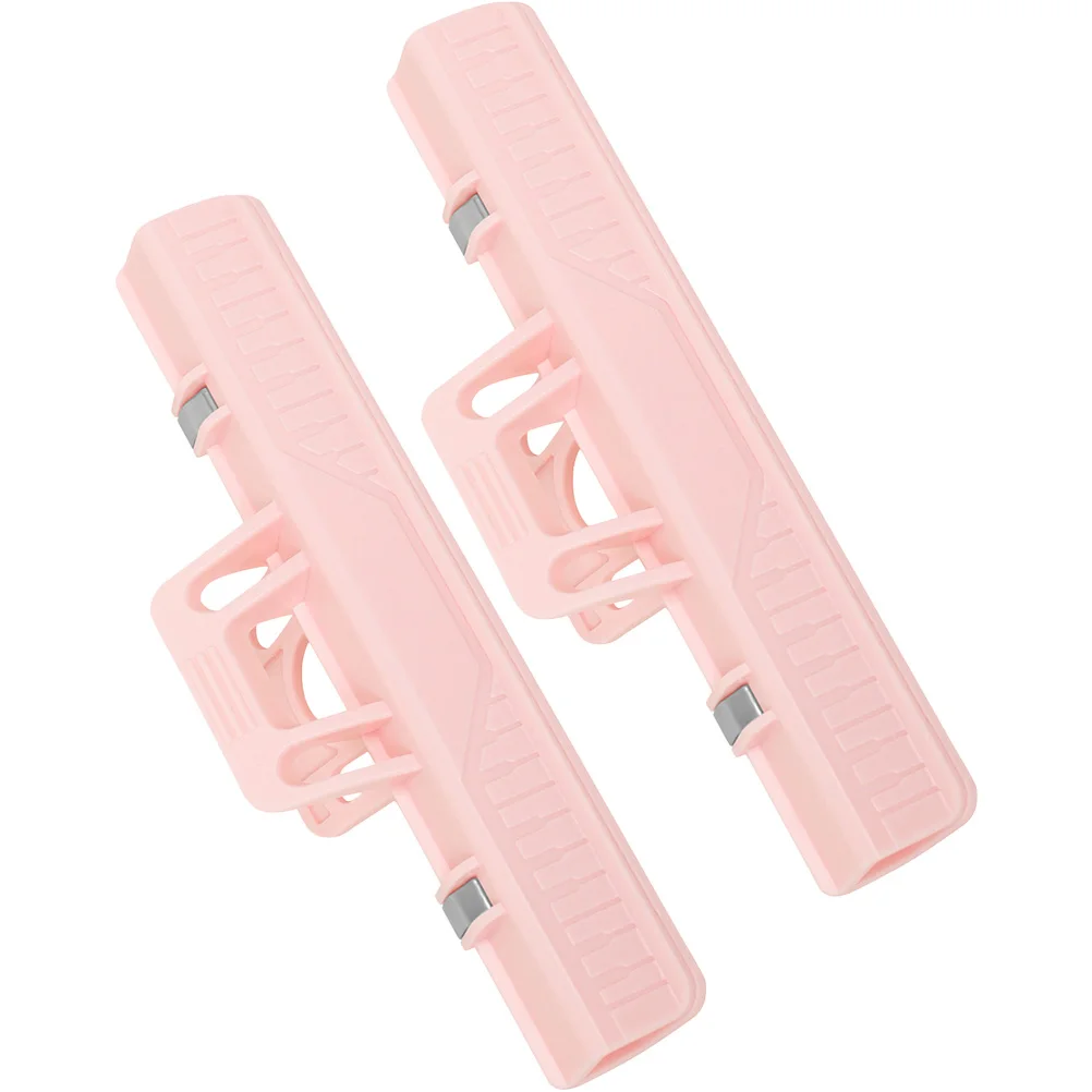 

2 Pcs Piano Sheet Music Clip Holder Page for Notation Instrument Bookend Stand Clips Pink
