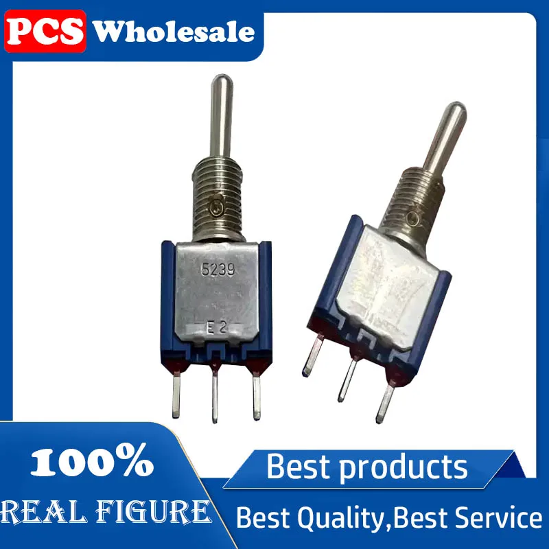 5239AB toggle switch 3-pin 3-position vertical pin oscillating arm opening 6mm