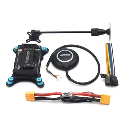 Hot APM2.8 APM 2.8 flight controller Ardupilot +M8N GPS built-in compass +GPS stand+shock absorber for RC Quadcopter Multicopter