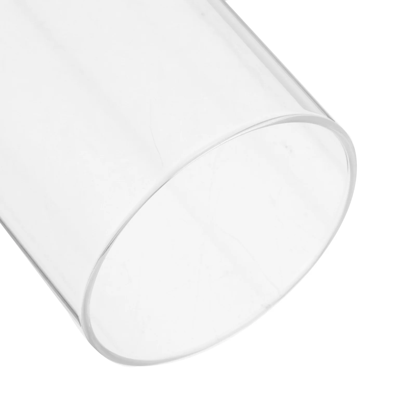

4Pcs Transparent Cylinder Glass Covers High Quality Borosilicate Flame Guard Shade for Home Decor Preserved Flower
