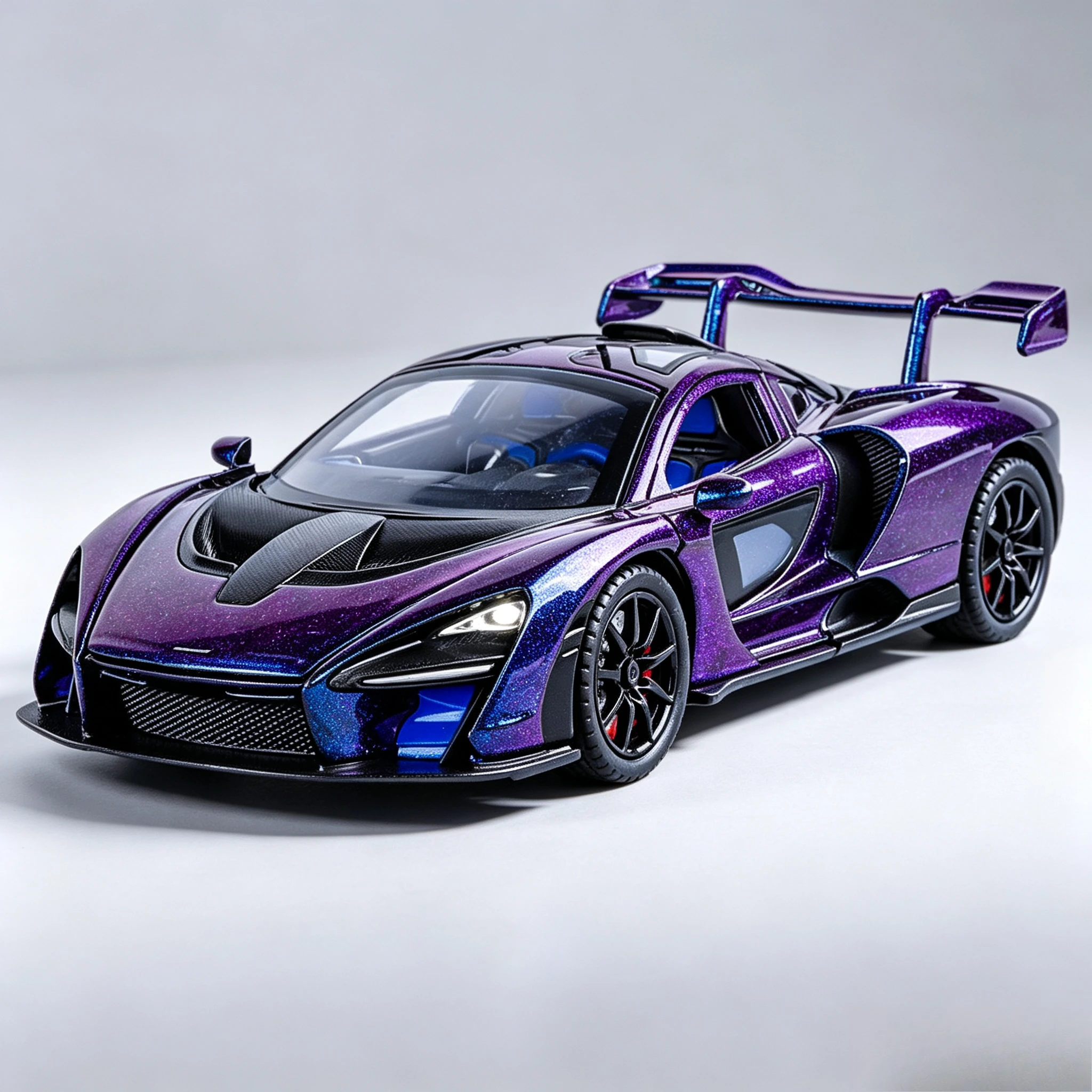 1:24 Senna Sports Racing Supercar Alloy Diecast Metal Model Car Collectibles Toy Holiday Gifts for Boy