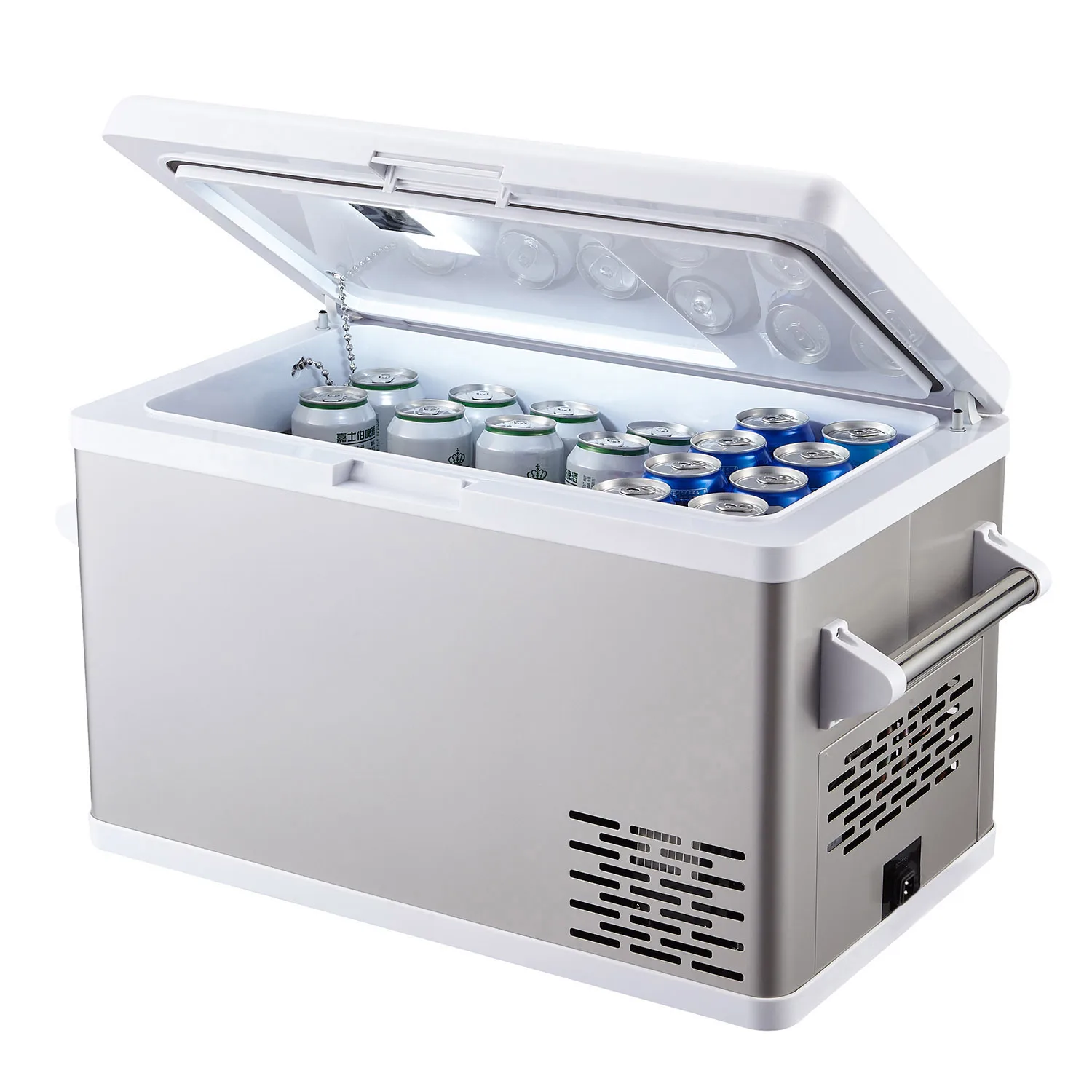 Custom 35L Mini Deep Freezer Dc 12v Portable Car Refrigerator Cooler Compressor For Camping And Hotel Application