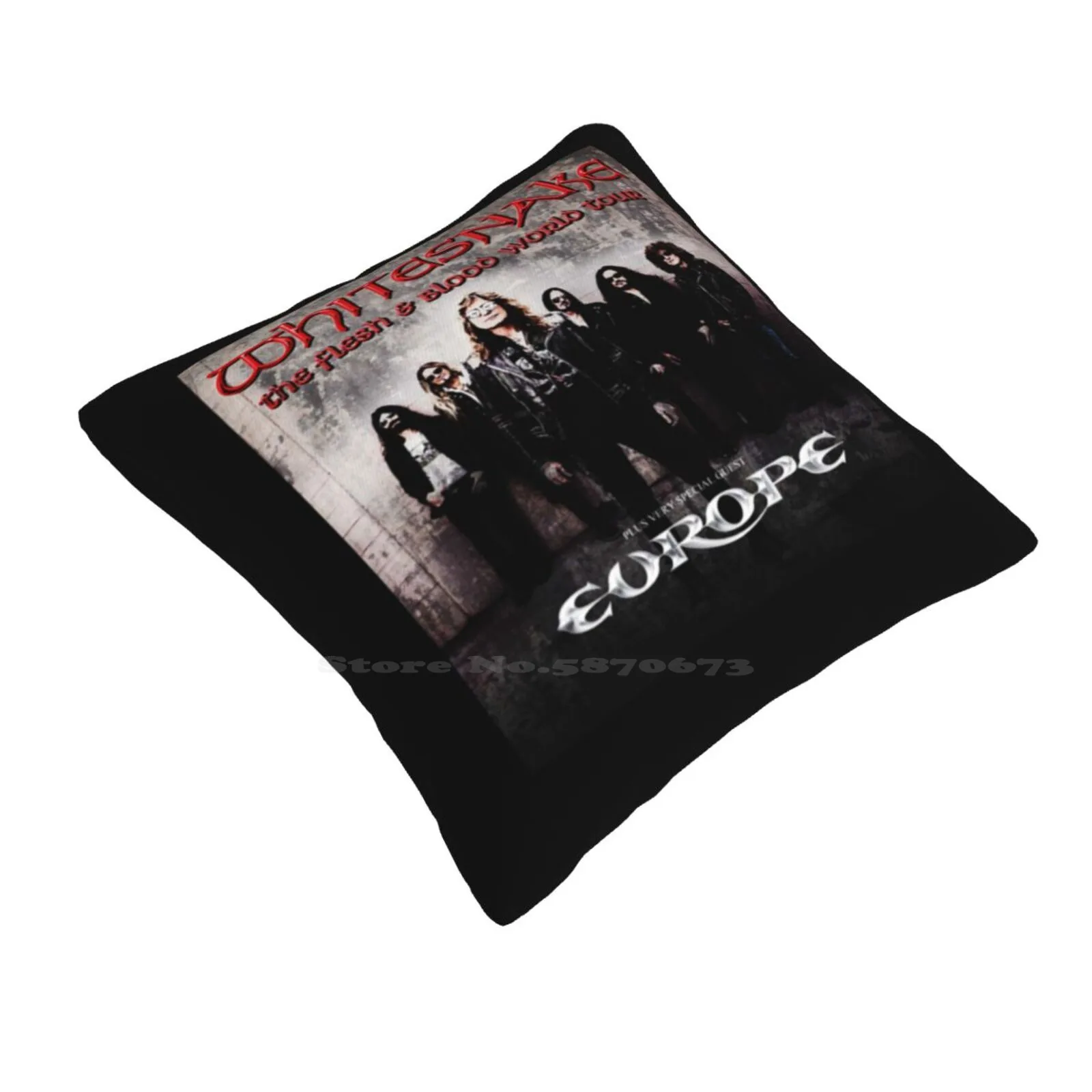 Art Whitesnake American Band Music Rock Perfect Gift Pillowslip Pillowcase Whitesnake Logo Whitesnake Popular Whitesnake Home