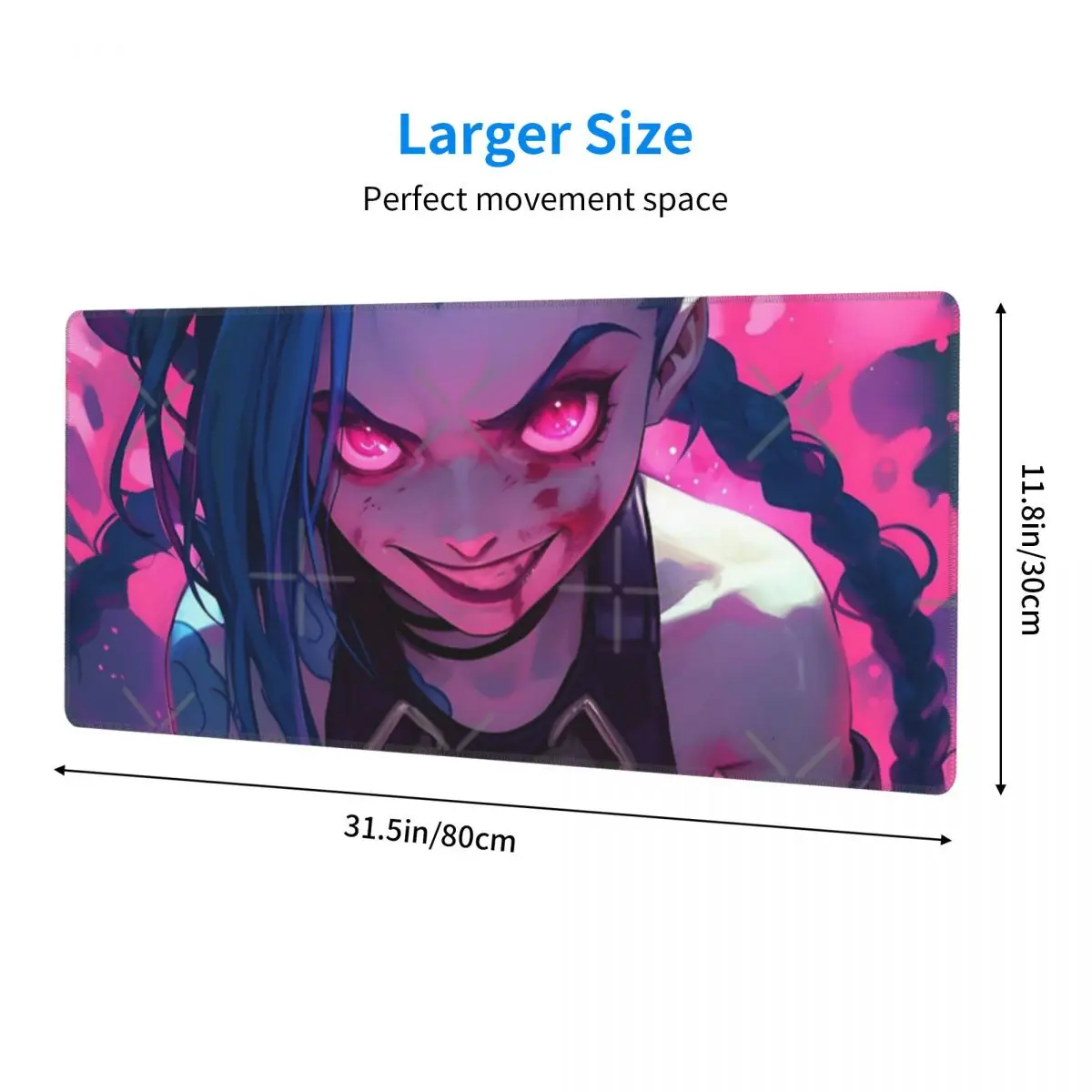 Coussinets de clavier en caoutchouc Anime Girl, mignon