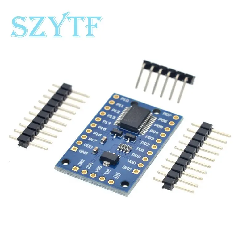 PCF8575 Module Expansion IO Port Expander Board DC 2.5-5.5V I2C Communication Control 16 IO Ports For Arduino