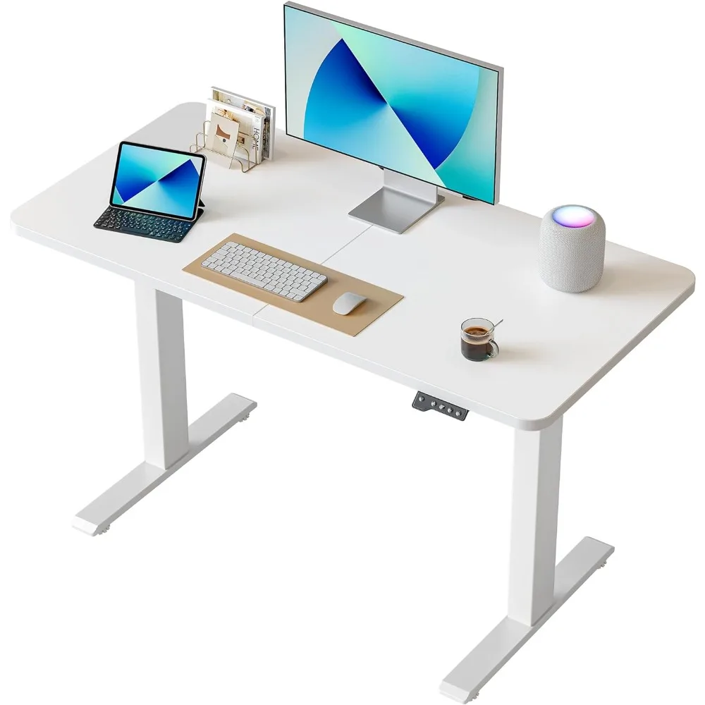 

Standing Adjustable Desk Home Office Desk, 44 x 24 Inches Height Adjustable Desk, Ergonomic Home Office Computer