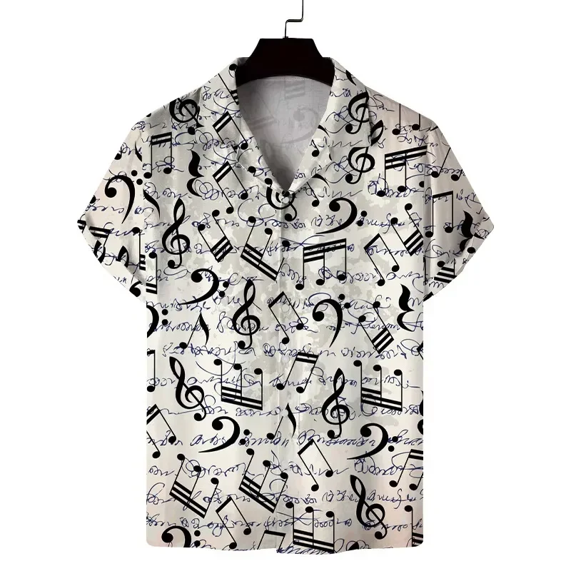 Printed, Stylish, and Cool Music-inspired Style, Loose-fitting Shirts for Men and Women