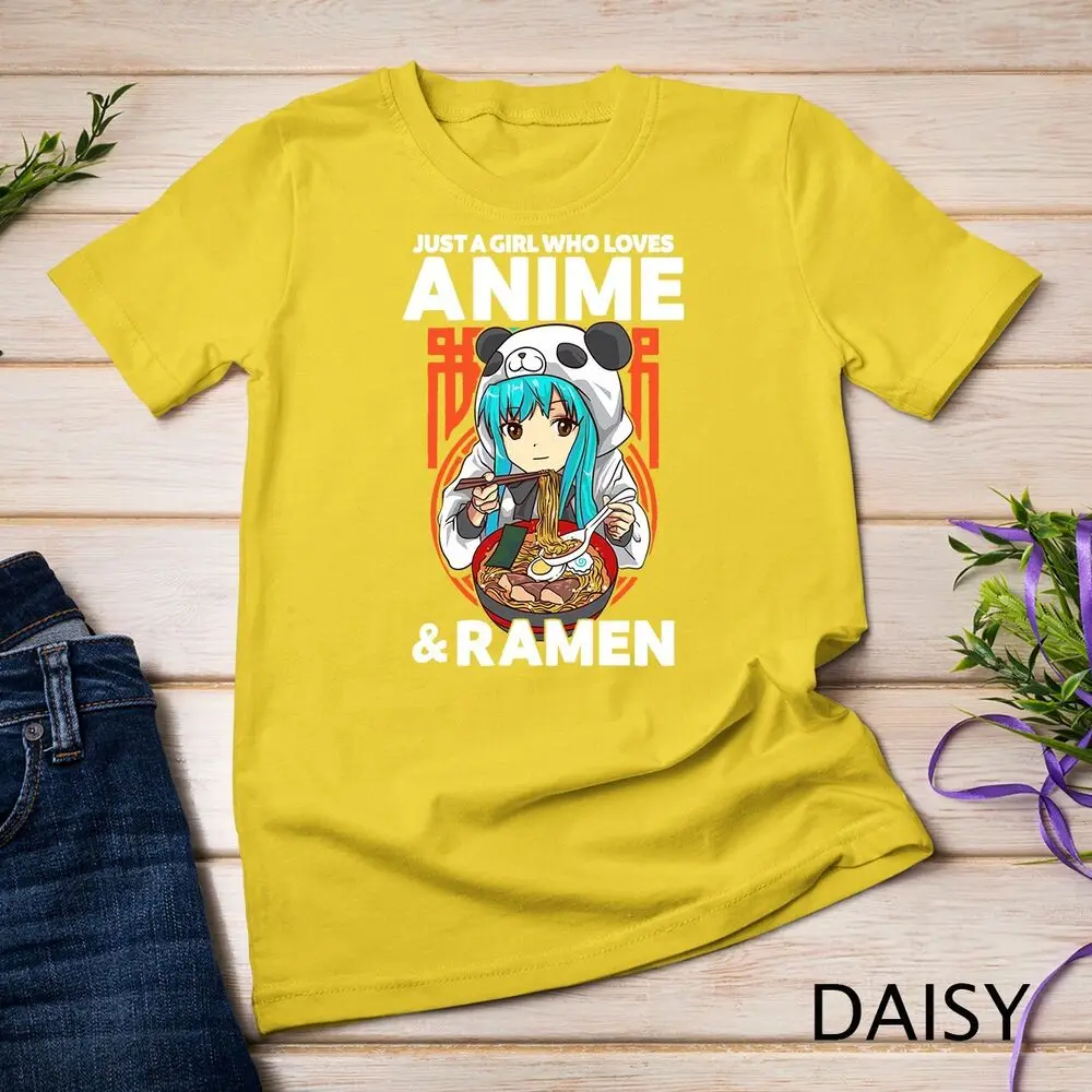 T-shirt para homens e mulheres, unisex t-shirt com design de anime, que é a menina que é a menina que é o muito, muito bom como presente