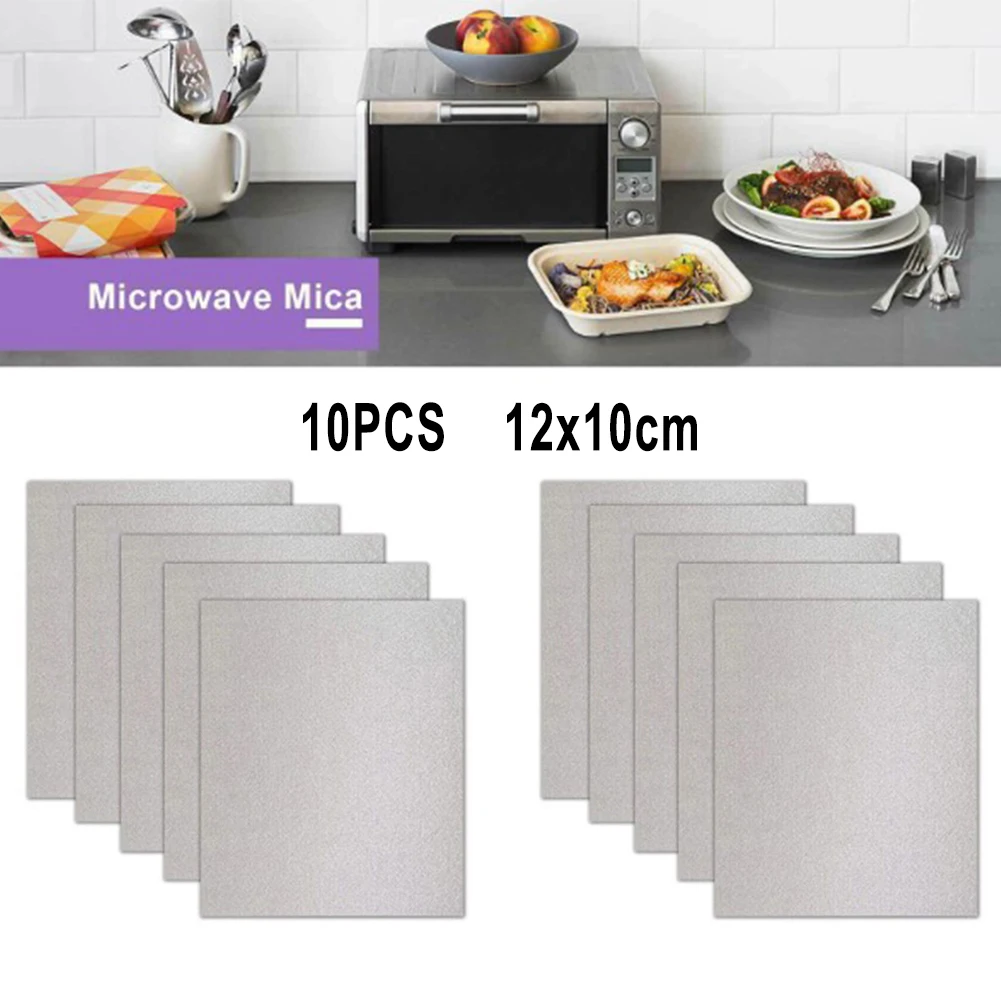 10pcs Microwave Oven Mica Sheet Waveguide Cover Sheet Plates For Electric Hair-dryer Toaster Microwave Oven Warmer