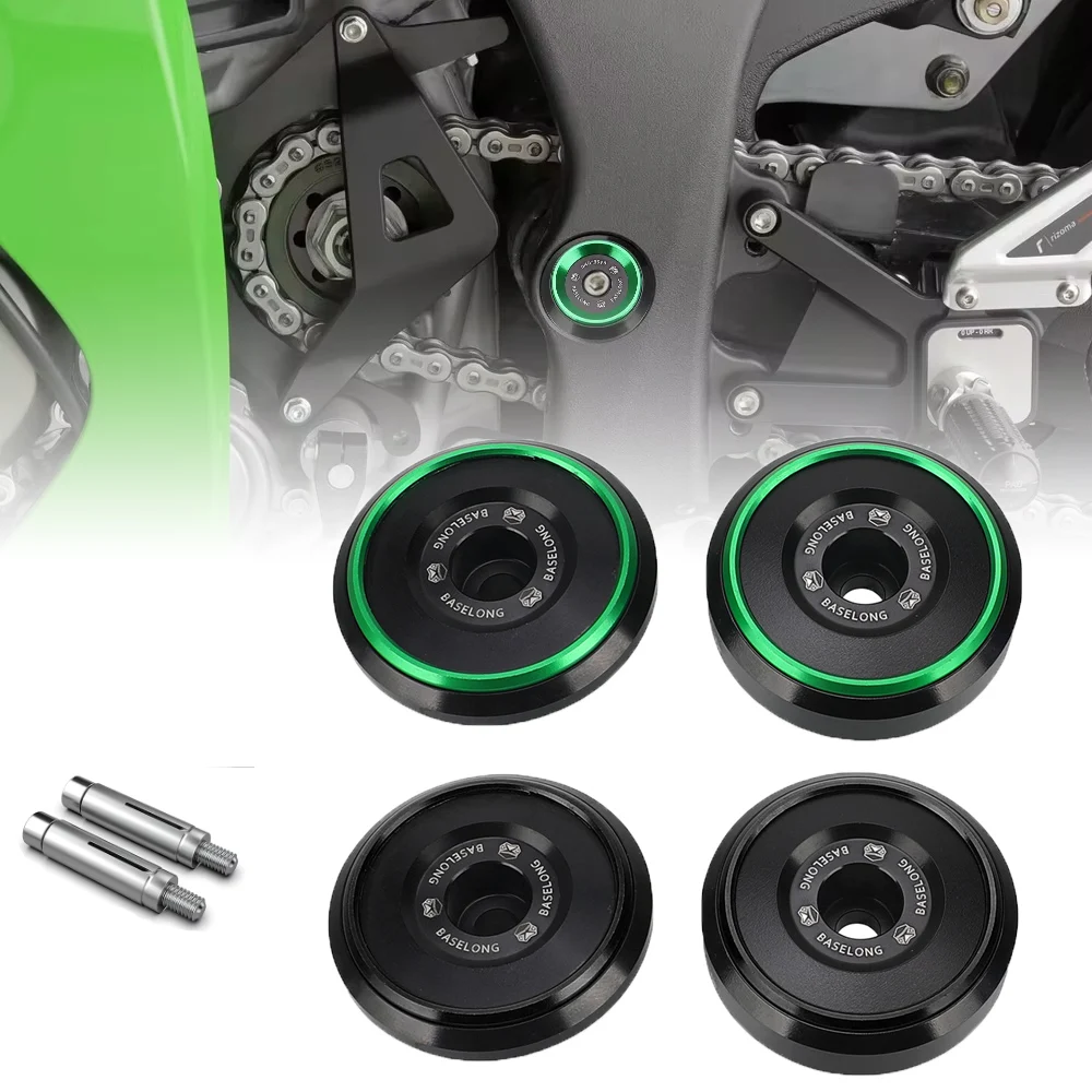 

Motorcycle Accessories Frame Hole Cover Screw Caps Frame Plugs For Kawasaki Z1000 Z1000SX Ninja1000 Ninja 1000 SX ZX10R ZX10RR