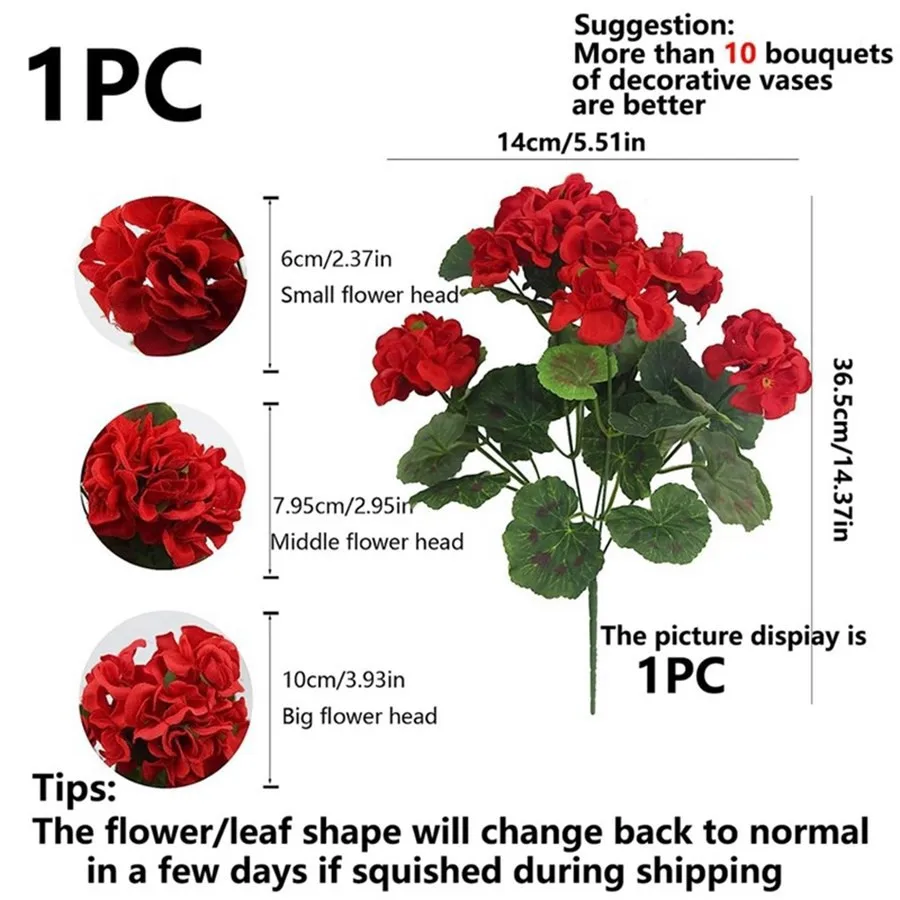 Silk Begonia Artificial Plants Flowers Home Floral Arrangement DIY Valentine\'s Wreath Wedding Supplies vase decoration Hot sale