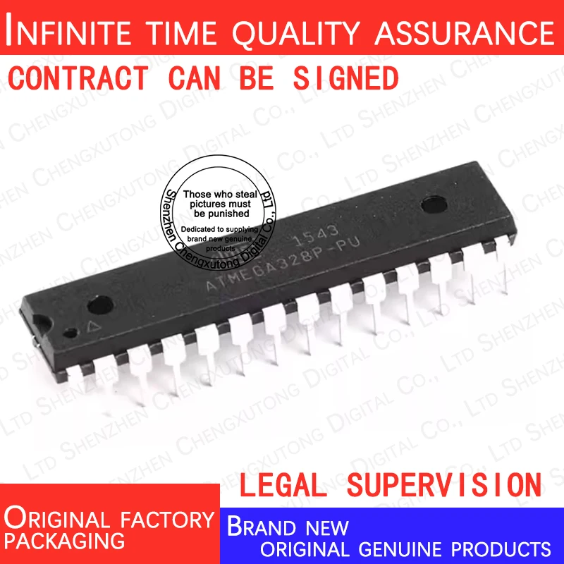 

10pcs/lot ATMEGA328P-PU ATMEGA328P PU DIP 100% genuine stock in brand new original packaging