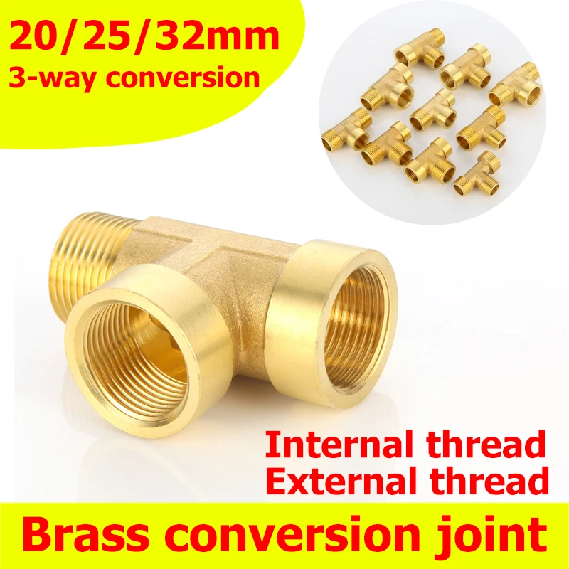 Pneumatic Plumbing Brass Pipe Fitting Male/Female Thread 3/4
