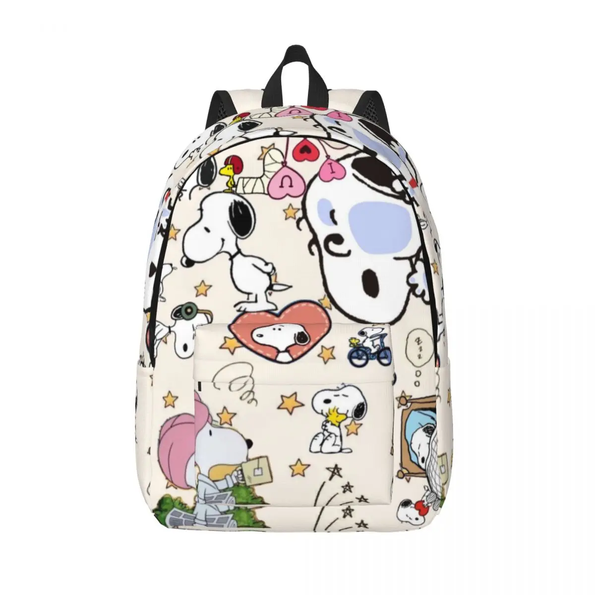 Snoopy New Fashionable Pattern School Bag Print Lightweight Backpack 15.7in 17.7in