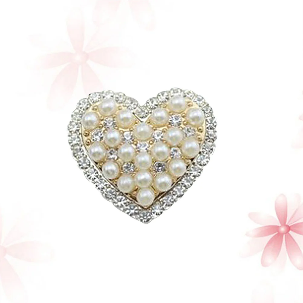 

Solid Perfume Car Diffuser Clip Heart Pearl Rhinestone Design Aromatherapy Vent Freshener for Automobile Interior Mood Booster