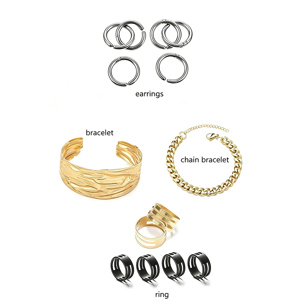 Anime Movie Devil Hunt Cosplay Props Earring Rings Bracelet Fantasia Zorumira Uniform Props Halloween Carnival Party